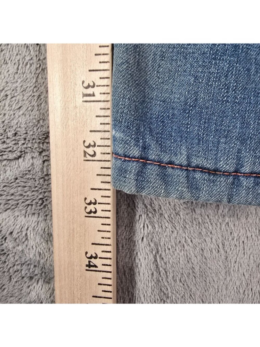 Thrashed Vintage 1970s Scovill Zipper Lined European Carpenter Jeans (36x32) - Picture 12 of 13